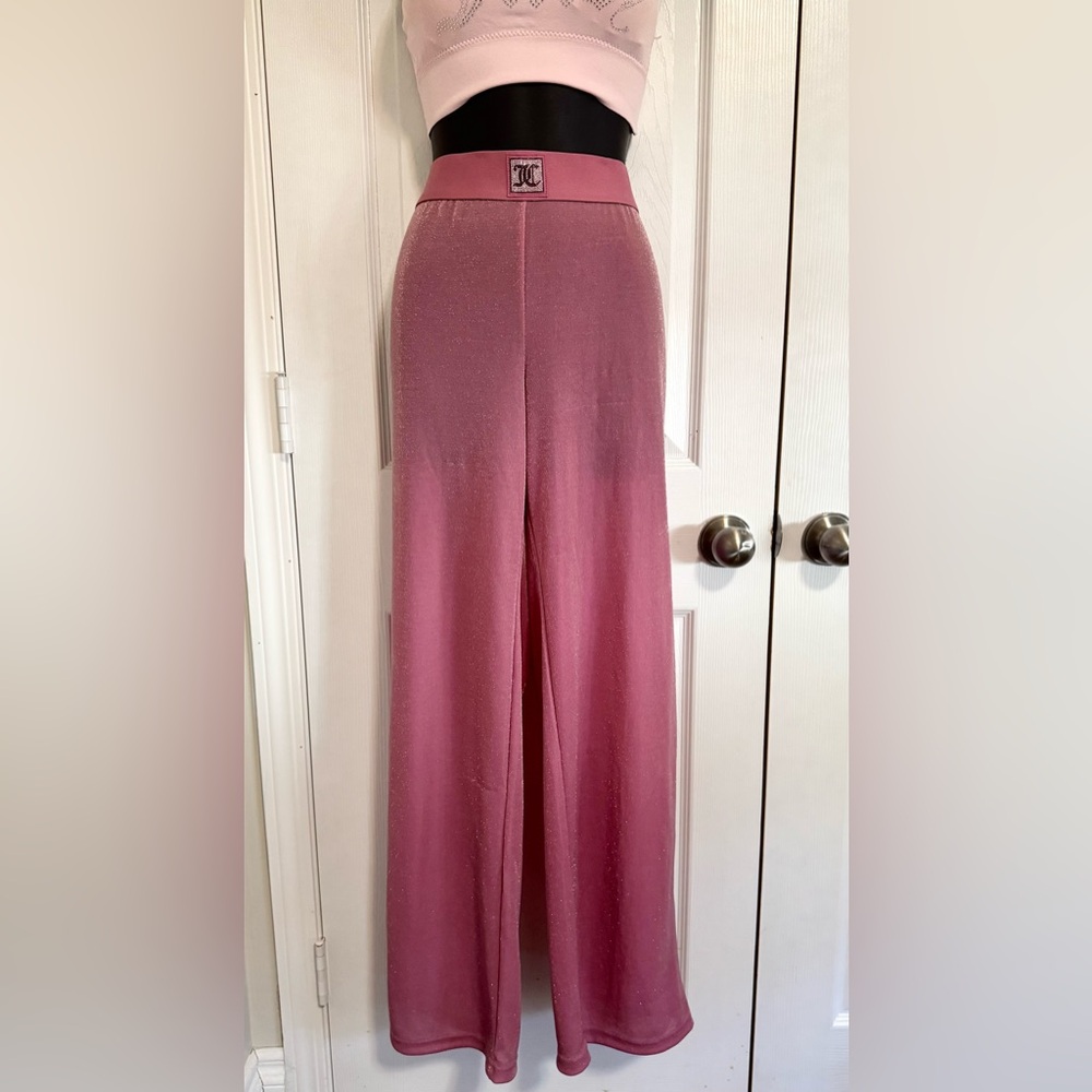 Juicy Couture sheer sparkle pants